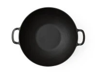 Wok Pfanne / Topf, Gusseisen Mit Deckel, 2 Größen 6 Wok Pfanne / Topf, Gusseisen Mit Deckel, 2 Größen – Bild 6